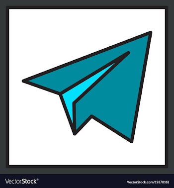 Aircraft button icon telegram icon vector image