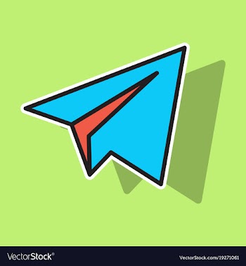 Aircraft button icon telegram icon vector image