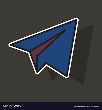 Aircraft button icon telegram icon vector image