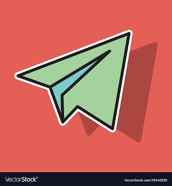 Aircraft button icon telegram icon vector image