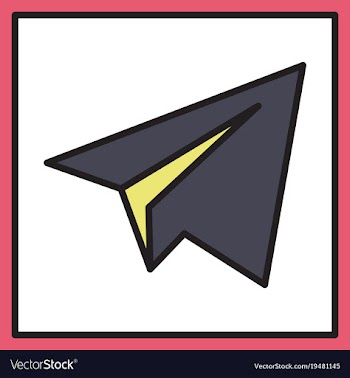Aircraft button icon telegram icon vector image