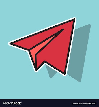 Aircraft button icon telegram icon vector image