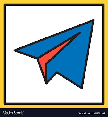 Aircraft button icon telegram icon vector image