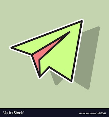 Aircraft button icon telegram icon vector image