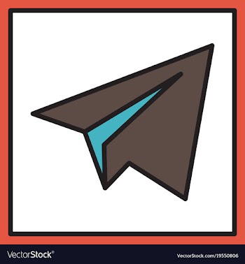 Aircraft button icon telegram icon vector image