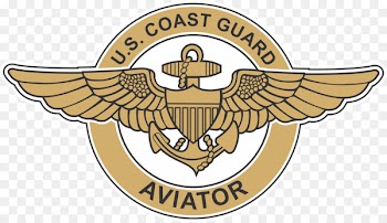 Aircraft pilot Aviator badge United States Coast Guard Decal - Coast Guard Aviation Wings 