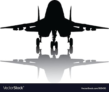  					Aircraft silhouette vector&nbsp;image														