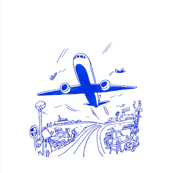 Aircraft Taking Off from Airport