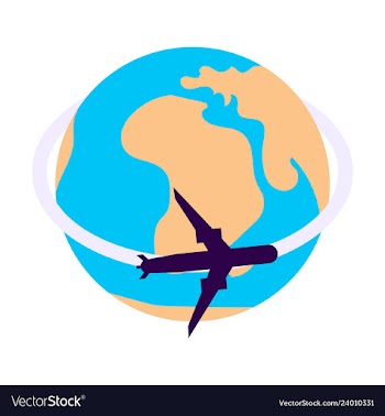 Aircraft world icon vector image