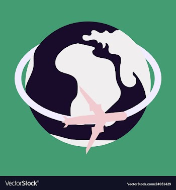 Aircraft world icon vector image