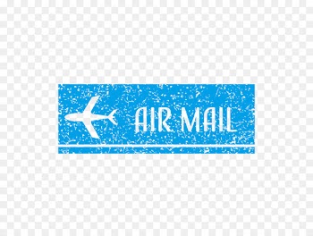 Airmail Postage Stamps Rubber stamp Paper - airplane 