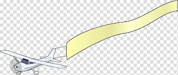 Airplane Aircraft Banner Aerial advertising , Yellow Airplane transparent background PNG clipart
