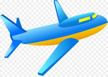 Airplane Aircraft Blue Sky - Cartoon airplane 