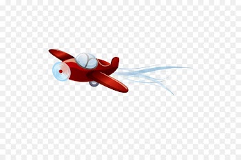 Airplane Aircraft Euclidean vector Clip art - Vector hand-drawn cartoon airplane 