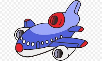 Airplane Cartoon Illustration - Cartoon airplane 