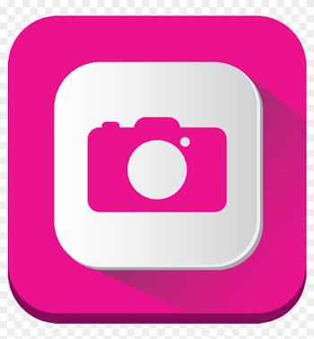 Airplane Clipart Images And Photos - Camera Logo Pink