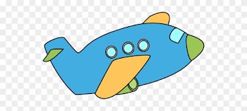 Airplane Cliparts Clipart Image - Blue Airplane Clipart