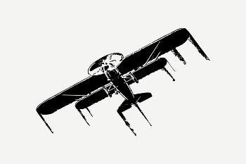 Airplane collage element, vintage illustration | Free PSD Illustration - rawpixel