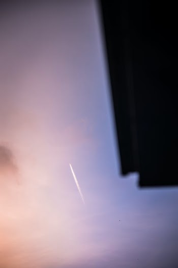 Airplane Contrails in the Sky · Free Stock Photo