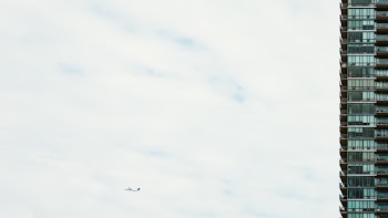 Airplane in Mid Air