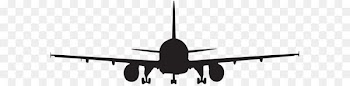 Airplane Moscow Aircraft Clip art - Airplane Silhouette Clip Art PNG Image 