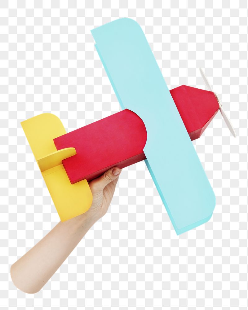 Airplane png paper craft sticker, | Free PNG - rawpixel