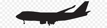 Airplane Silhouette Icon - Airplane Silhouette PNG Clip Art 