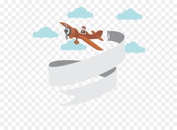 Airplane Web banner The Junkyard Cafe Clip art - Vector airplane banner 