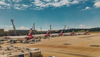 Airplanes On Runway