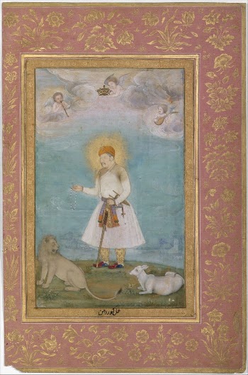 "Akbar With Lion and Calf", | Free Photo - rawpixel