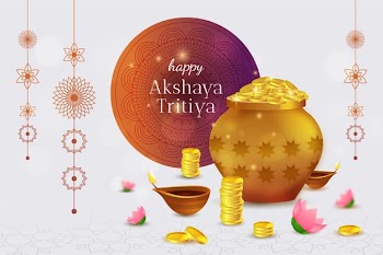 Akshaya tritiya concept Free Vector