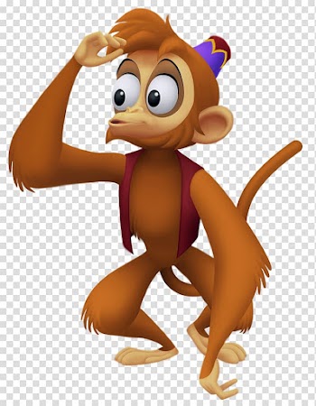 Aladdin Princess Jasmine Abu Iago Genie, Abu Aladdin , Aladdin Abbu transparent background PNG clipart