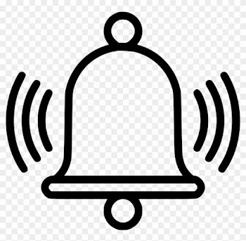 Alarm Bell Clock Ring Timer Stop Watch Clock Comments - Bell Icon Png Download