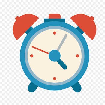 Alarm clock Icon - Blue alarm clock 