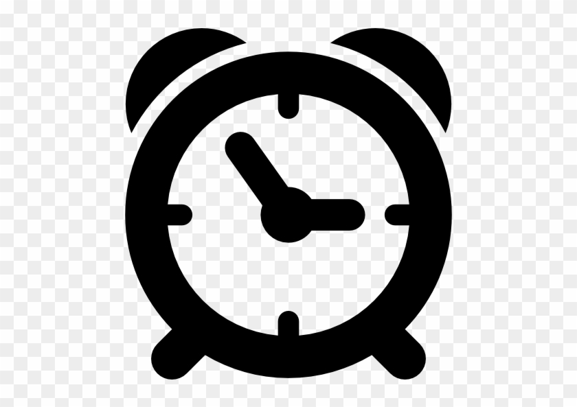 Alarm Clock Of Circular Shape Free Icon - Time Icon