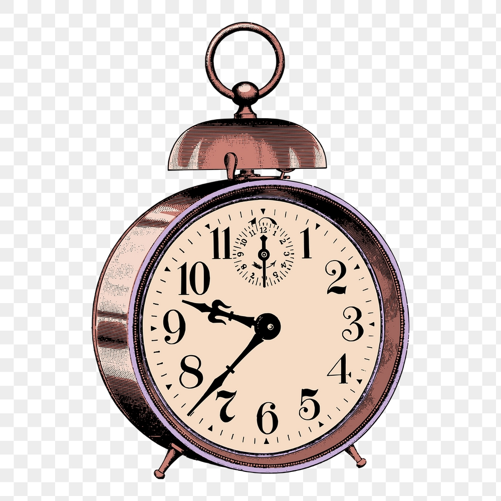 Alarm clock png sticker, object | Free PNG Illustration - rawpixel