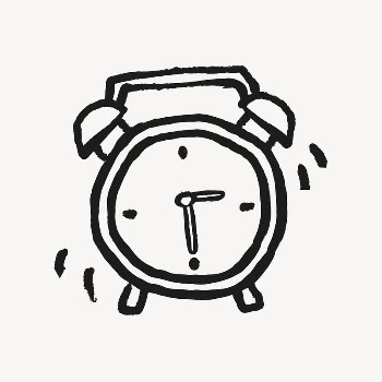 Alarm clock sticker, object doodle | Free Vector Illustration - rawpixel
