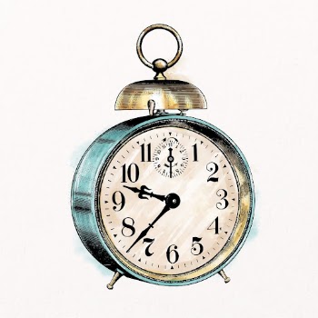 Alarm clock watercolor clipart, object | Free PSD Illustration - rawpixel