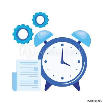 alarm clock with document file