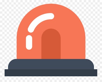 Alarm device Security alarm Icon - Red flat alarm 