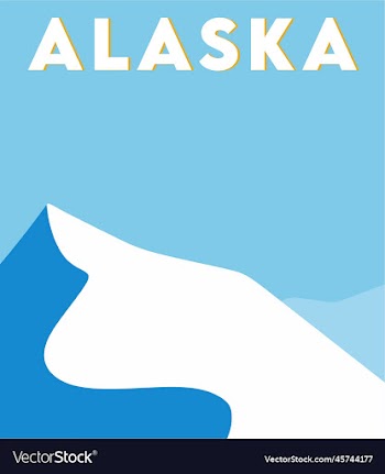 alaska state with beautiful view