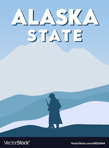 alaska state with beautiful view