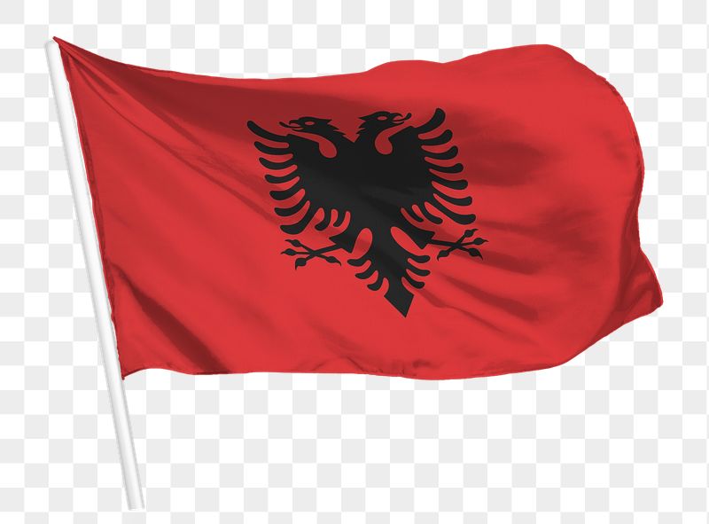 Albania flag png waving, national | Free PNG - rawpixel