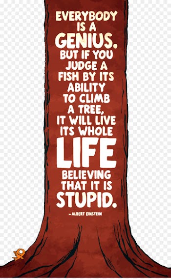 Albert Einstein Quotes Tree Fish Try not to become a man of success, but rather try to become a man of value. Great spirits have always encountered violent opposition from mediocre minds. - tree 