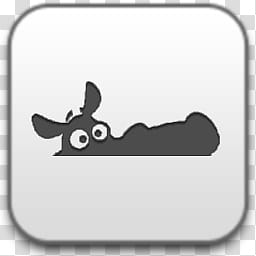 Albook extended , black animal illustration transparent background PNG clipart