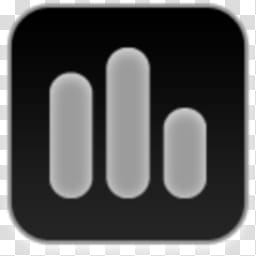 Albook extended dark , squircle gray lines icon transparent background PNG clipart