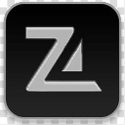 Albook extended dark , z letter with frame art transparent background PNG clipart