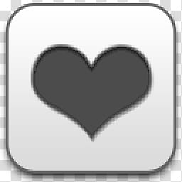 Albook extended , gray heart icon transparent background PNG clipart