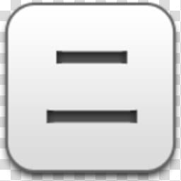 Albook extended , two black lines icon transparent background PNG clipart