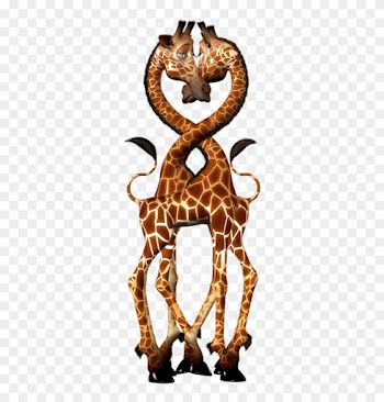 Album - Love Giraffes Tote Bag, Adult Unisex, Natural And Black